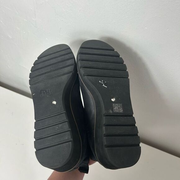 Eileen fisher washed leather wedge Chelsea booties size 8 - Picture 7 of 9